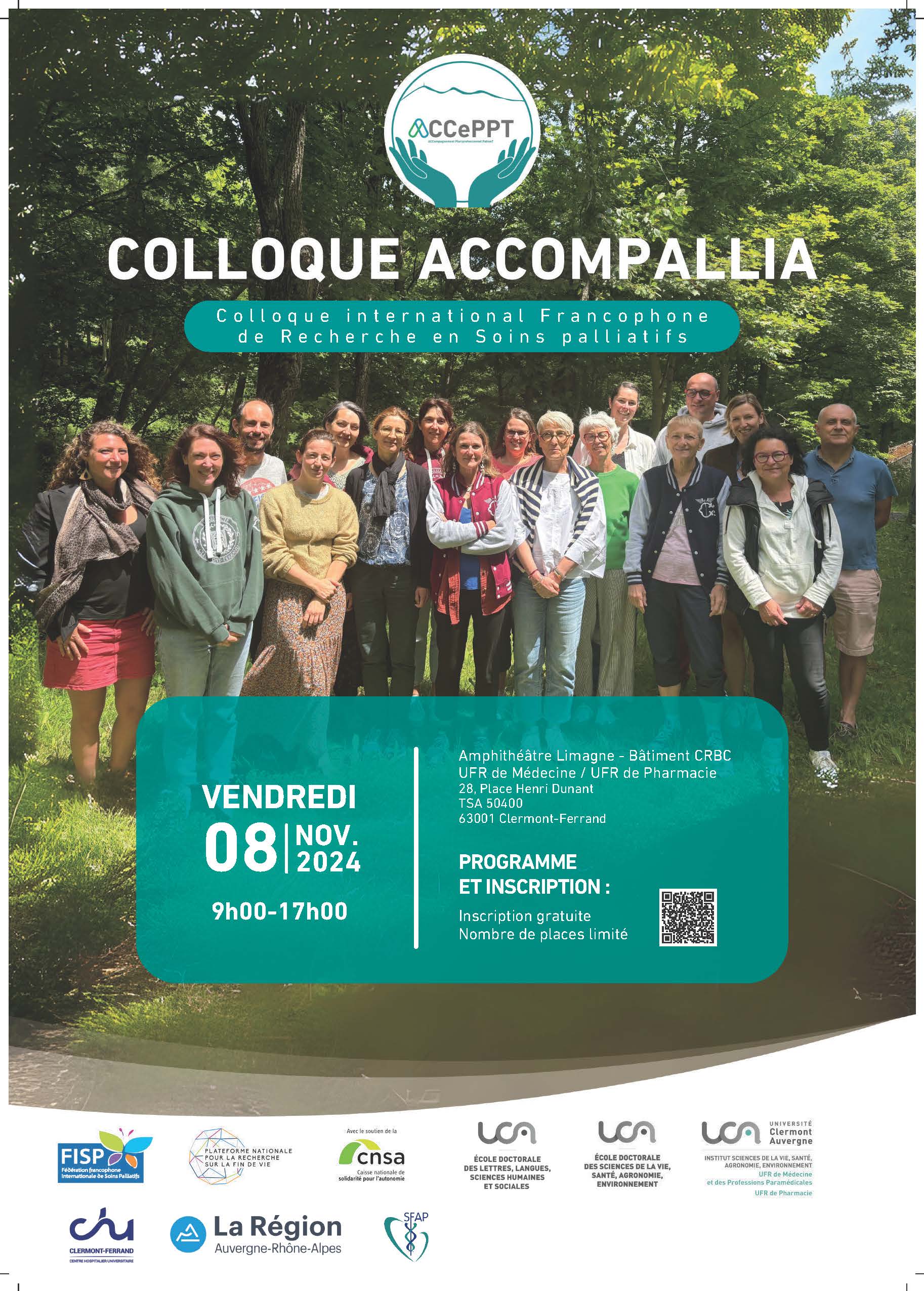 FISP : Colloque ACCOMPALLIA le 8 novembre 2024 : Suivez-le en direct gratuitement!