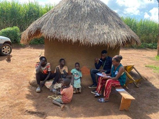 Bereavement support includes discussing the children's education with their family.